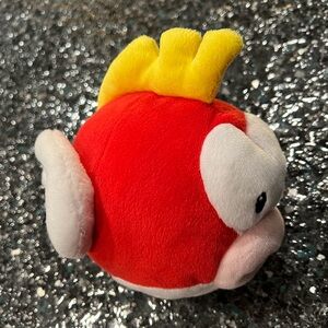 Little Buddy Nintendo Super Mario Bros Cheep Cheep 5" Plush Flying Fish 2017